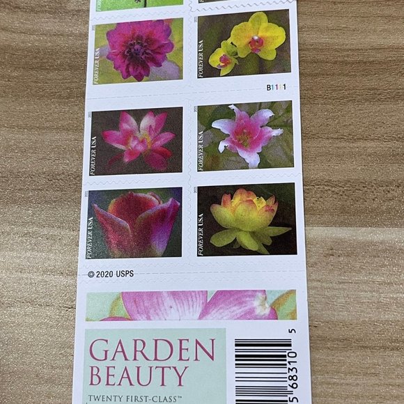 USPS first-class wedding celebration anniversary flower party 25 volumes 500 pcs - Picture 2 of 3